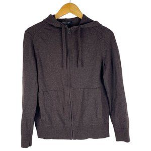 Banana Republic Full Zip Hooded Merino Wool Sweater US M